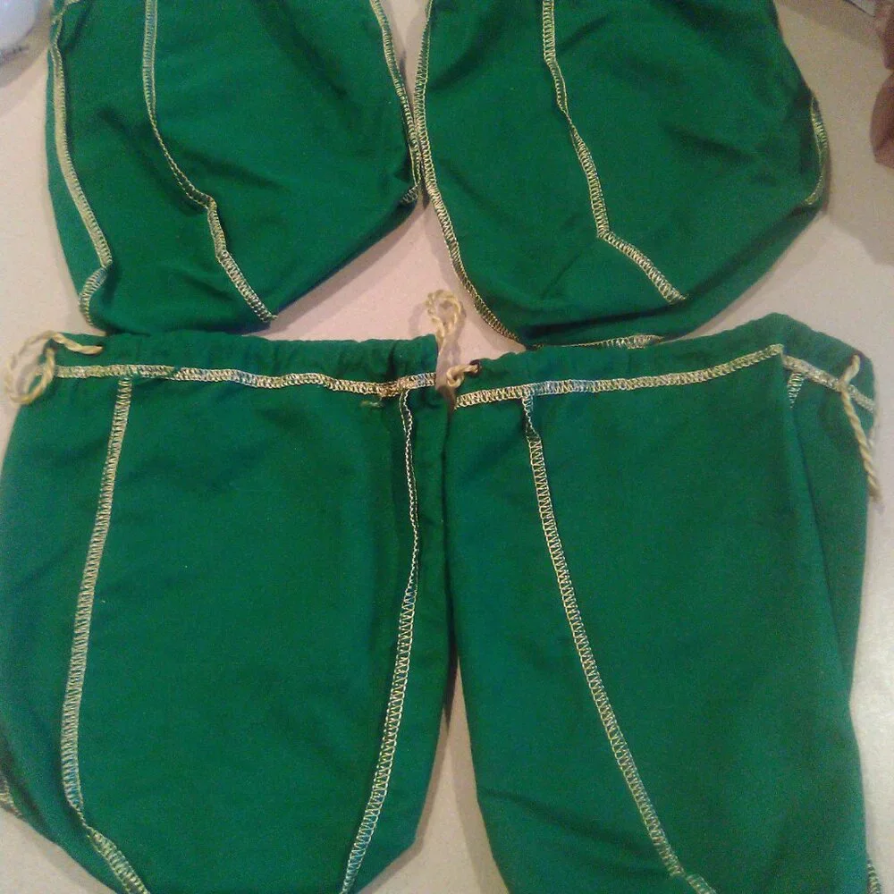 Four 1Liter Crown Royal Apple bags